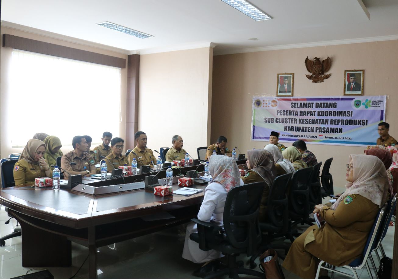 Rapat Koordinasi Sub Cluster Kesehatan Reproduksi Kabupaten Pasaman